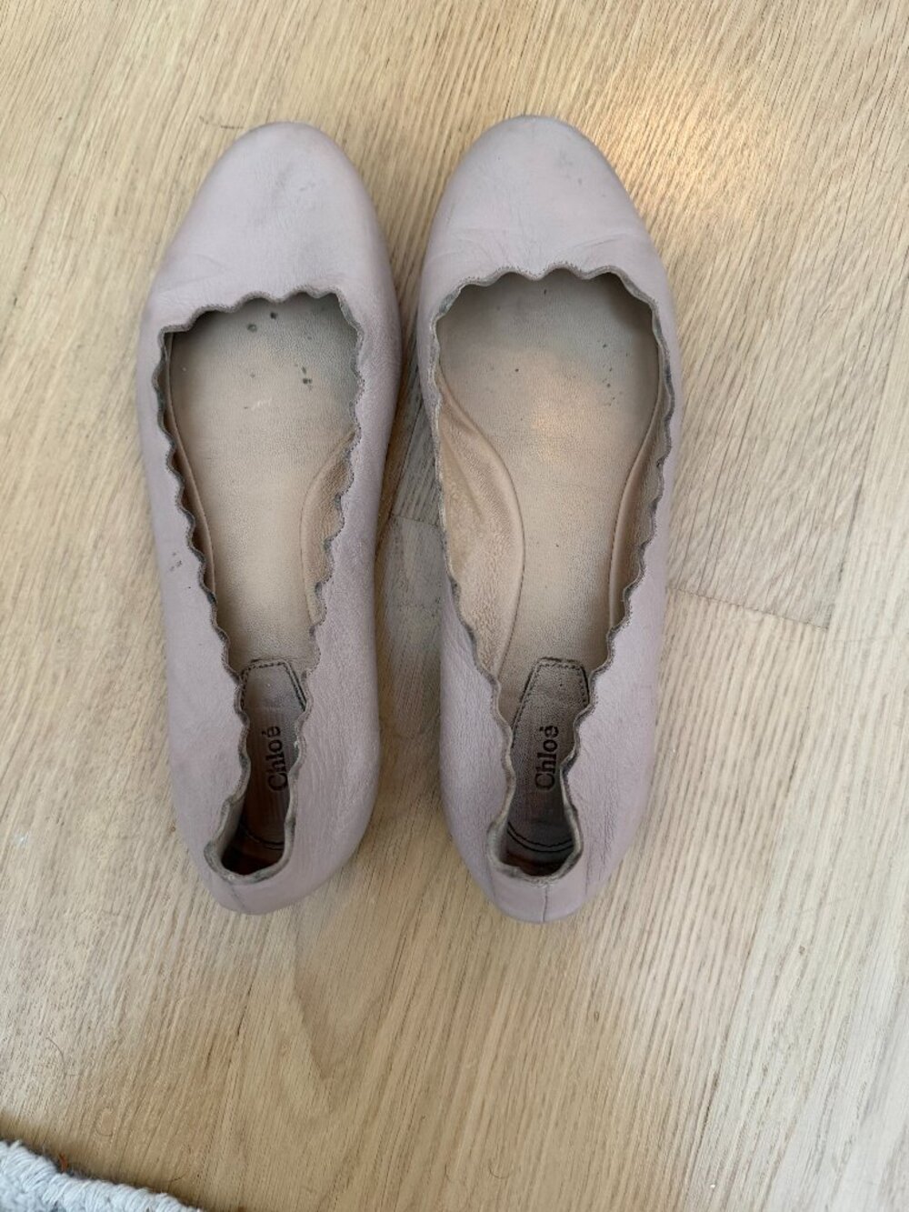 Light Pink Chloe Flats